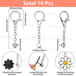 10Pcs Zinc Alloy Lobster Claw Clasps&nbsp;FIND-SC0023-67P