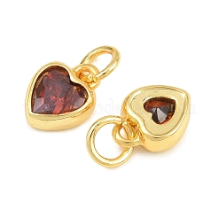Brass Pave Cubic Zirconia Charms&nbsp;CU-CBA3D67-09G-01