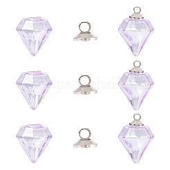 DIY Diamond Glass Bottles Pendants Making Kits&nbsp;DIY-TA0012-40D