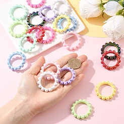 20Pcs 10 Colors Acrylic Bead Frame&nbsp;OACR-YW0003-93