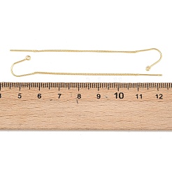 Brass Stud Earring Findings&nbsp;KK-H536-06G