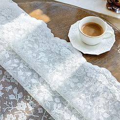 2Pcs Polyester Lace Fabric&nbsp;DIY-MA0007-14A