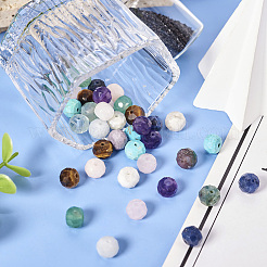 40Pcs 10 Styles Natural Mixed Gemstone Beads&nbsp;G-TA0001-69