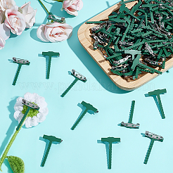 90Pcs Iron PP Plastic Brooch Base Settings&nbsp;FIND-ME0003-53