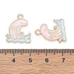 Alloy Enamel Pendants&nbsp;AL-ABAE435-01B