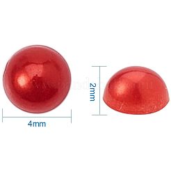 ABS Plastic Cabochons&nbsp;SACR-PH0005-4mm-01