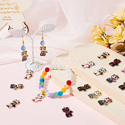 32Pcs 8 Styles Rack Plating Alloy Pendants&nbsp;FIND-SC0009-93