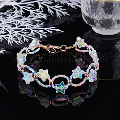 Eco-Friendly Transparent Acrylic Beads&nbsp;TACR-FH0001-01