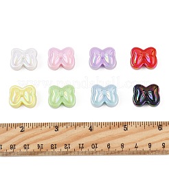 40Pcs UV Plating Opaque Acrylic Beads&nbsp;OACR-FS0002-28