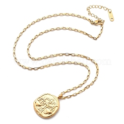 304 Stainless Steel Constellation Pendant Necklaces&nbsp;LS-NJEW-K392-01G-07