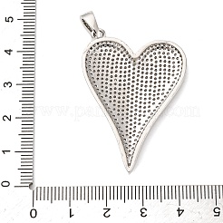 Brass Micro Pave Clear Cubic Zirconia Pendants&nbsp;KK-U076-17P