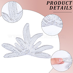 10Pcs Polyester Embroidery Ornament Accessories&nbsp;PATC-CY0001-31C