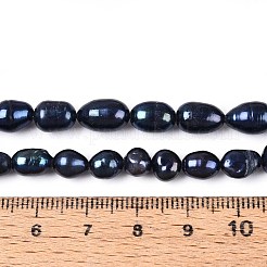 Natural Cultured Freshwater Pearl Beads Strands&nbsp;X-PEAR-N012-09Z-01