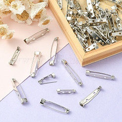100Pcs 4 Size Iron Brooch Findings&nbsp;IFIN-YW0001-63