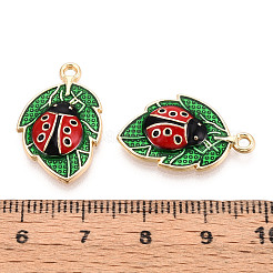 Alloy Enamel Pendants&nbsp;ENAM-N064-13KCG-04