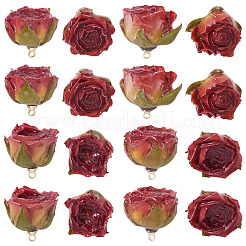 10Pcs Preserved Rose Pendants&nbsp;KY-TA0001-59C
