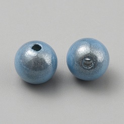 Matte Spray Painted Acrylic Beads&nbsp;OACR-TAC0001-13A