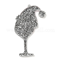 Christmas Theme Acrylic Big Pendants&nbsp;OACR-E024-01B