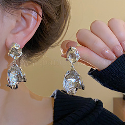 Alloy Stud Dangle Earrings for Women&nbsp;WG5D740-02