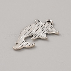 Ocean Theme Alloy Enamel Pendants&nbsp;ENAM-CJC0022-14A-AS