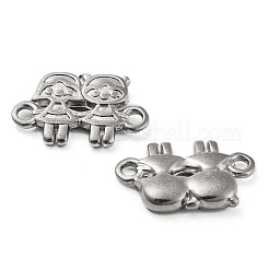Non-Tarnish 316 Stainless Steel Connector Charms&nbsp;STAS-B047-22P