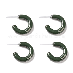Hypoallergenic Bioceramics Zirconia Ceramic Ring Stud Earrings&nbsp;EJEW-Z023-02A