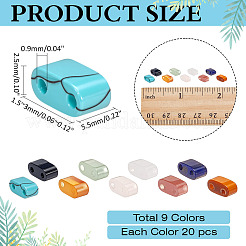 180Pcs 9 Styles Natural & Synthetic Mixed Gemstone Beads&nbsp;G-ME0001-21