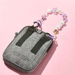 Acrylic Rainbow Beaded Mobile Straps&nbsp;HJEW-JM01055