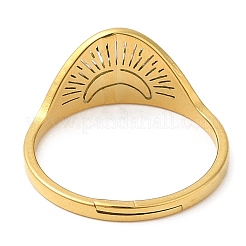 304 Stainless Steel Adjustable Rings&nbsp;RJEW-K245-54G