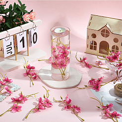 30Pcs Cloth Artificial Plum Blossom Branch&nbsp;AJEW-SC0031-60B