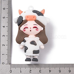 The 12 Chinese Zodiac Girl Doll PVC Plastic Pendants&nbsp;KY-S172-16B