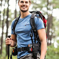 Adjustable Nylon Waistbands with Black Alloy Buckles for Outdoor&nbsp;AJEW-WH0643-212B-01