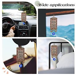 Zinc Alloy & Cloth Hanging Pendant Decorations&nbsp;HJEW-WH0036-21