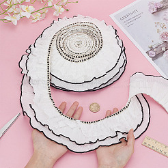 5 Yards Polyester Pleated Lace Ribbon&nbsp;OCOR-DC0001-22