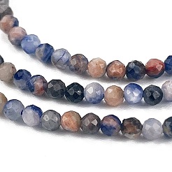 Natural Sodalite Beads Strands&nbsp;G-A097-A12-01