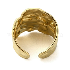 304 Stainless Steel Open Cuff Rings&nbsp;RJEW-C078-01D-G