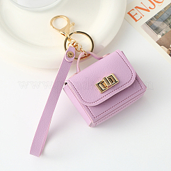 Portable PU Leather Bag Keychains&nbsp;FIND-CL0002-42B