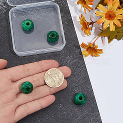 4Pcs Natural Myanmar Jade/Burmese Jade Carved European Beads&nbsp;G-PA0002-44