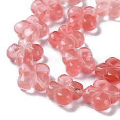 Cherry Quartz Glass Beads Strands&nbsp;G-M418-D05-01