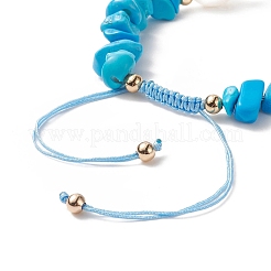 Natural Gemstone Chip & Cultured Freshwater Pearl Beaded Bracelet Sets&nbsp;AJEW-JB01147