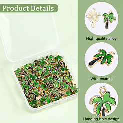 80Pcs Zinc Alloy Enamel Pendants&nbsp;ENAM-SC0008-13