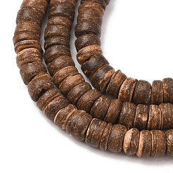 Natural Coconut Column Beads Strands&nbsp;COCB-CA0001-02-01