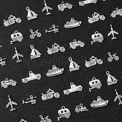 100pcs 10 Style Tibetan Style Alloy Pendants&nbsp;TIBEP-CJ0001-31