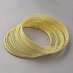 Textured Iron Memory Beading Wire for Wire Wrap DIY Jewelry Making&nbsp;FIND-WH0472-08G