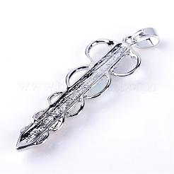 Natural & Synthetic Gemstone Big Pendants&nbsp;G-Q458-15