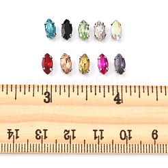 80Pcs 10 Colors Sew on Rhinestone&nbsp;RGLA-FS0001-18