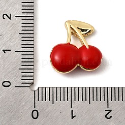 Brass Enamel Beads&nbsp;KK-I360-003G-01B