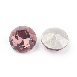 Pointed Back & Back Plated Glass Rhinestone Cabochons&nbsp;RGLA-J012-8mm-515