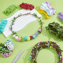 DIY Rose Wreath Sets&nbsp;DIY-BM0002-05