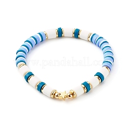 Handmade Polymer Clay Beads Stretch Bracelets Sets&nbsp;BJEW-JB06353-02